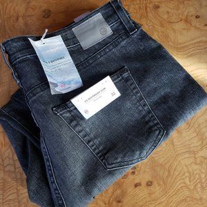 AG Jeans Ex Boyfriend Slouchy Slim Faded Black Roadway Wash 32